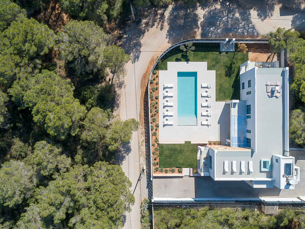 Resa estate modern villa for sale ibiza first line north air photo.jpg